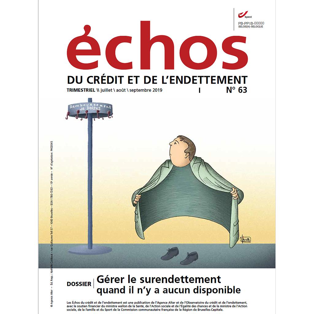 Les échos du crédit et de l’endettement n°63